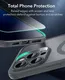 ESR Classic Pro iPhone 16 Pro Max Hoesje MagSafe + Tempered Glass Frosted Grijs afbeelding 4