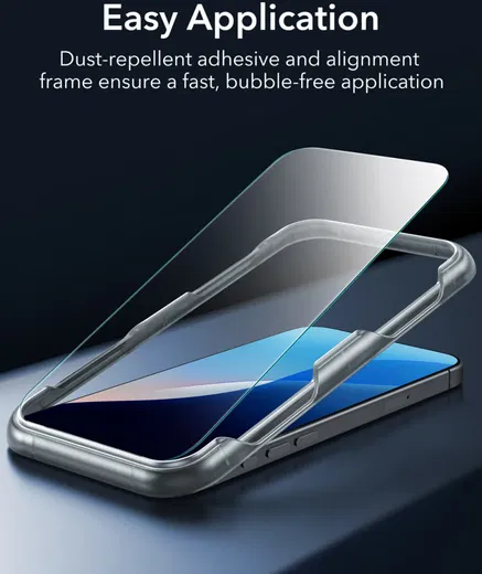 ESR Classic Pro iPhone 16 Pro Max Hoesje MagSafe + Tempered Glass Frosted Grijs afbeelding 5