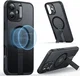 ESR Boost Flickstand HaloLock iPhone 16 Hoesje MagSafe Frosted Zwart