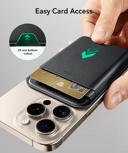 ESR HaloLock Wallet Boost MagSafe Kaarthouder Zwart afbeelding 5
