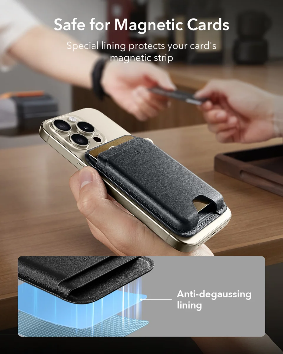 ESR HaloLock Wallet Boost MagSafe Kaarthouder Bruin afbeelding 7