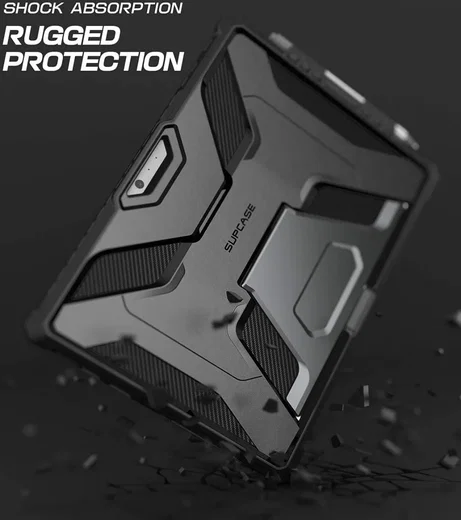 SUPCASE UB Pro Microsoft Surface Pro 4 - 7 Hoes Kickstand Zwart afbeelding 4