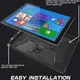 SUPCASE UB Pro Microsoft Surface Pro 4 - 7 Hoes Kickstand Zwart afbeelding 5