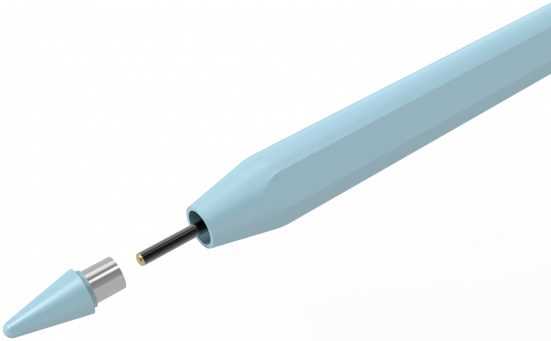 Buddi Flow Universele Actieve Stylus Pen met USB-C Poort Blauw afbeelding 5
