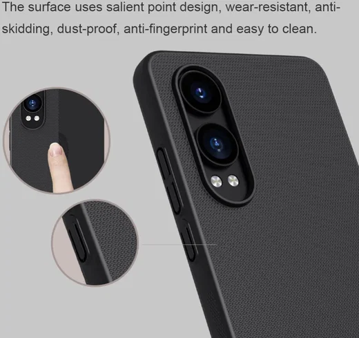 Nillkin Super Frosted Shield OnePlus Nord CE 4 Lite Hoesje Back Cover Blauw afbeelding 3