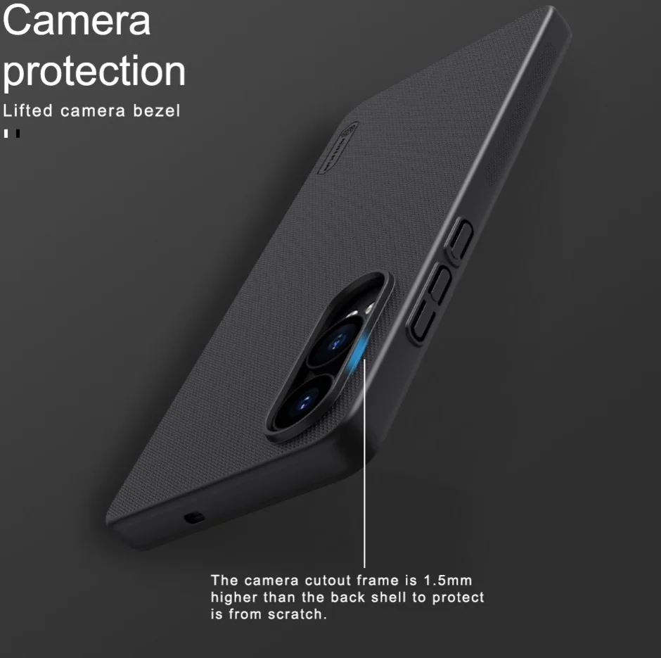 Nillkin Super Frosted Shield OnePlus Nord CE 4 Lite Hoesje Back Cover Blauw afbeelding 4