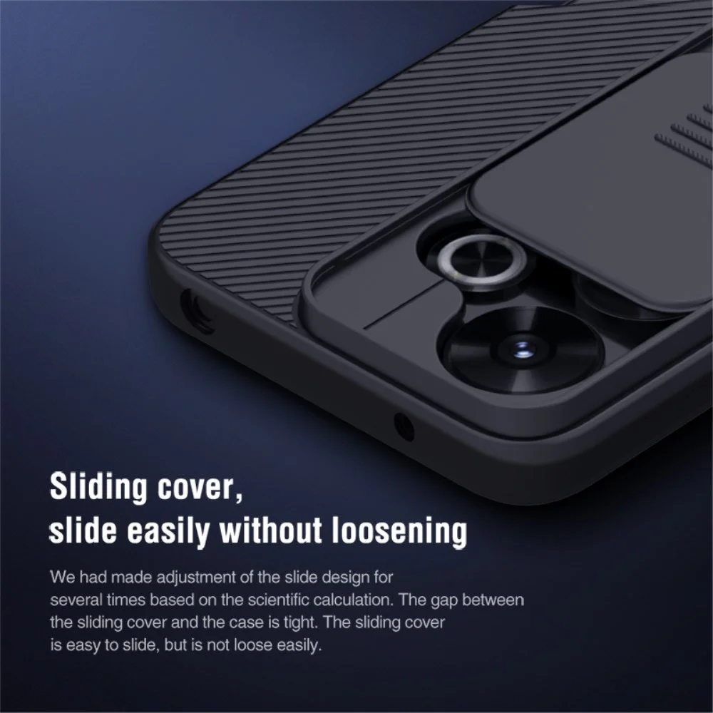 Nillkin CamShield Xiaomi Redmi 13 4G / Poco M6 Hoesje met Camera Slider Zwart afbeelding 4