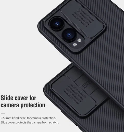 Nillkin CamShield OnePlus Nord CE 4 Lite Hoesje met Camera Slider Zwart afbeelding 5