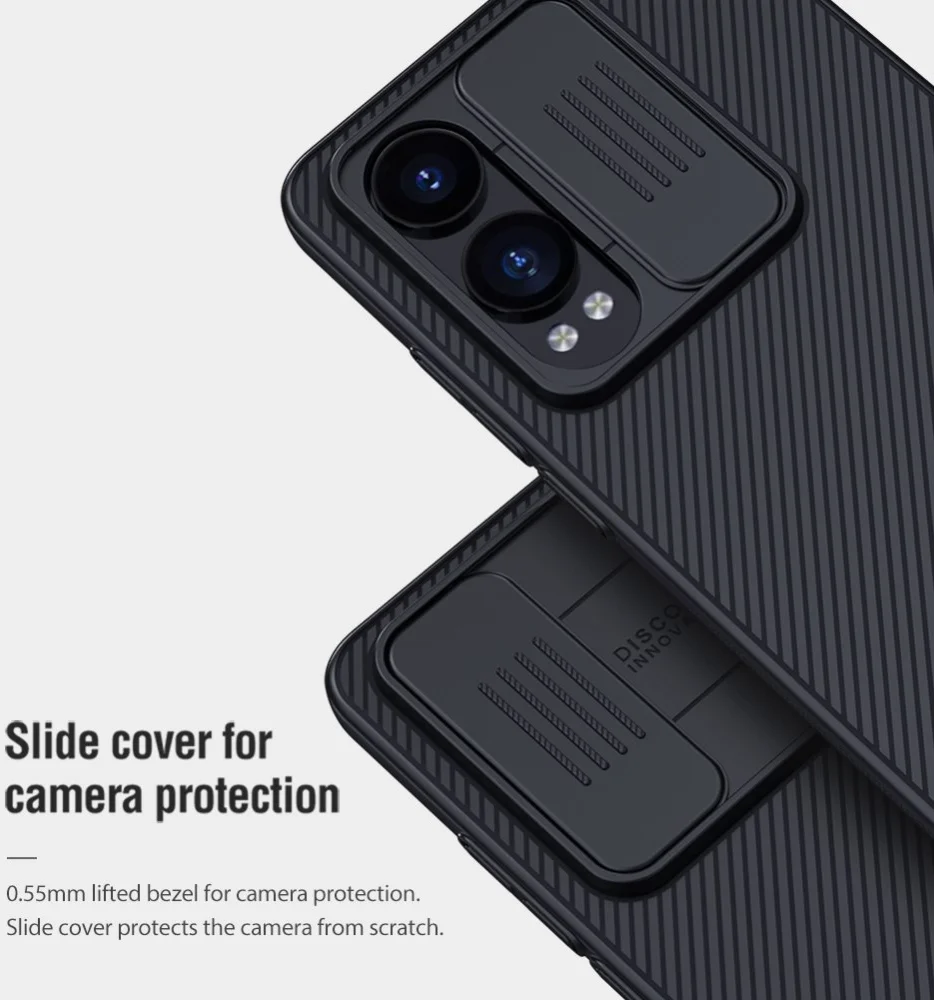 Nillkin CamShield OnePlus Nord CE 4 Lite Hoesje met Camera Slider Blauw afbeelding 7