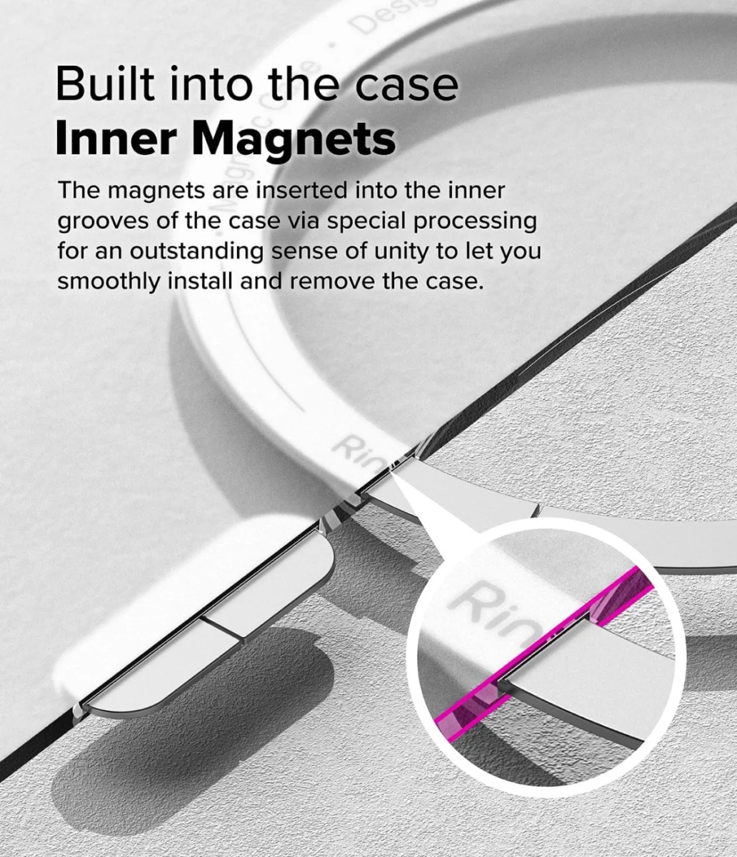 Ringke Fusion iPhone 16 Pro Max Hoesje MagSafe Back Cover Matte Transparant afbeelding 10