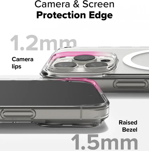 Ringke Fusion iPhone 16 Pro Max Hoesje MagSafe Back Cover Matte Transparant afbeelding 8
