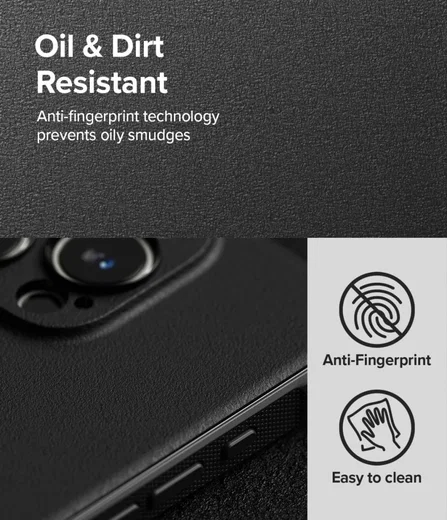 Ringke Onyx Magnetic Apple iPhone 16 Pro Max Hoesje MagSafe Zwart afbeelding 6
