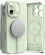 Ringke Silicone Apple iPhone 16 Pro Max Hoesje MagSafe Back Cover Mint Groen afbeelding 2