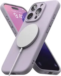 Ringke Silicone Apple iPhone 16 Pro Max Hoesje MagSafe Back Cover Paars afbeelding