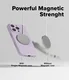 Ringke Silicone Apple iPhone 16 Pro Max Hoesje MagSafe Back Cover Paars afbeelding 4