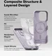 Ringke Silicone Apple iPhone 16 Pro Max Hoesje MagSafe Back Cover Paars afbeelding 6