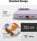 Ringke Silicone Apple iPhone 16 Pro Max Hoesje MagSafe Back Cover Paars afbeelding 8