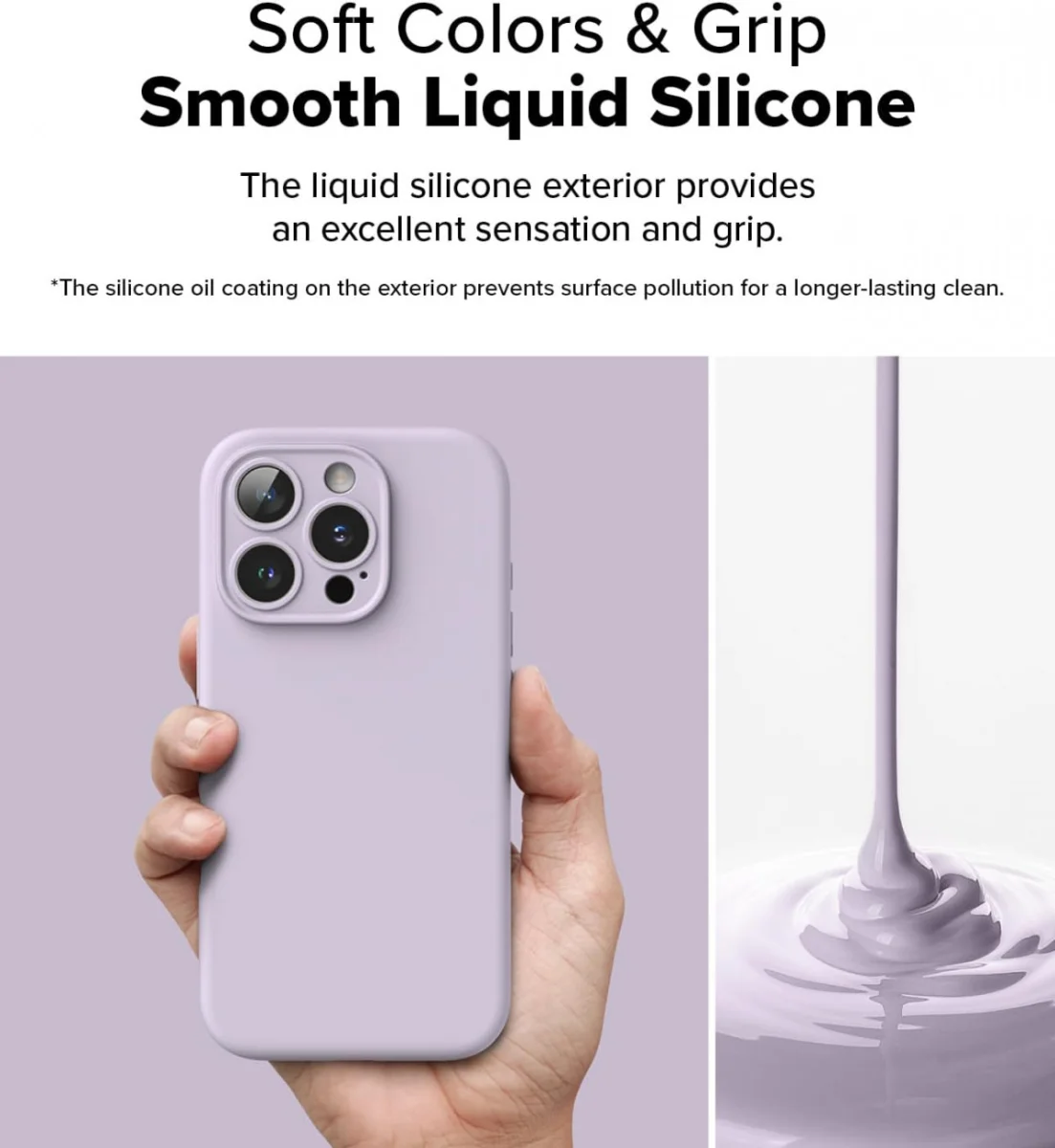 Ringke Silicone Apple iPhone 16 Pro Max Hoesje MagSafe Back Cover Paars afbeelding 9