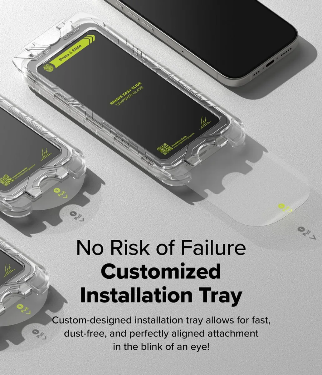 Ringke Easy Slide Apple iPhone 16 Pro Max Screen Protector met Jig 2-Pack afbeelding 5