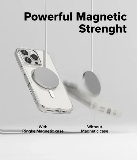 Ringke Fusion Apple iPhone 16 Pro Hoesje MagSafe Transparant afbeelding 4