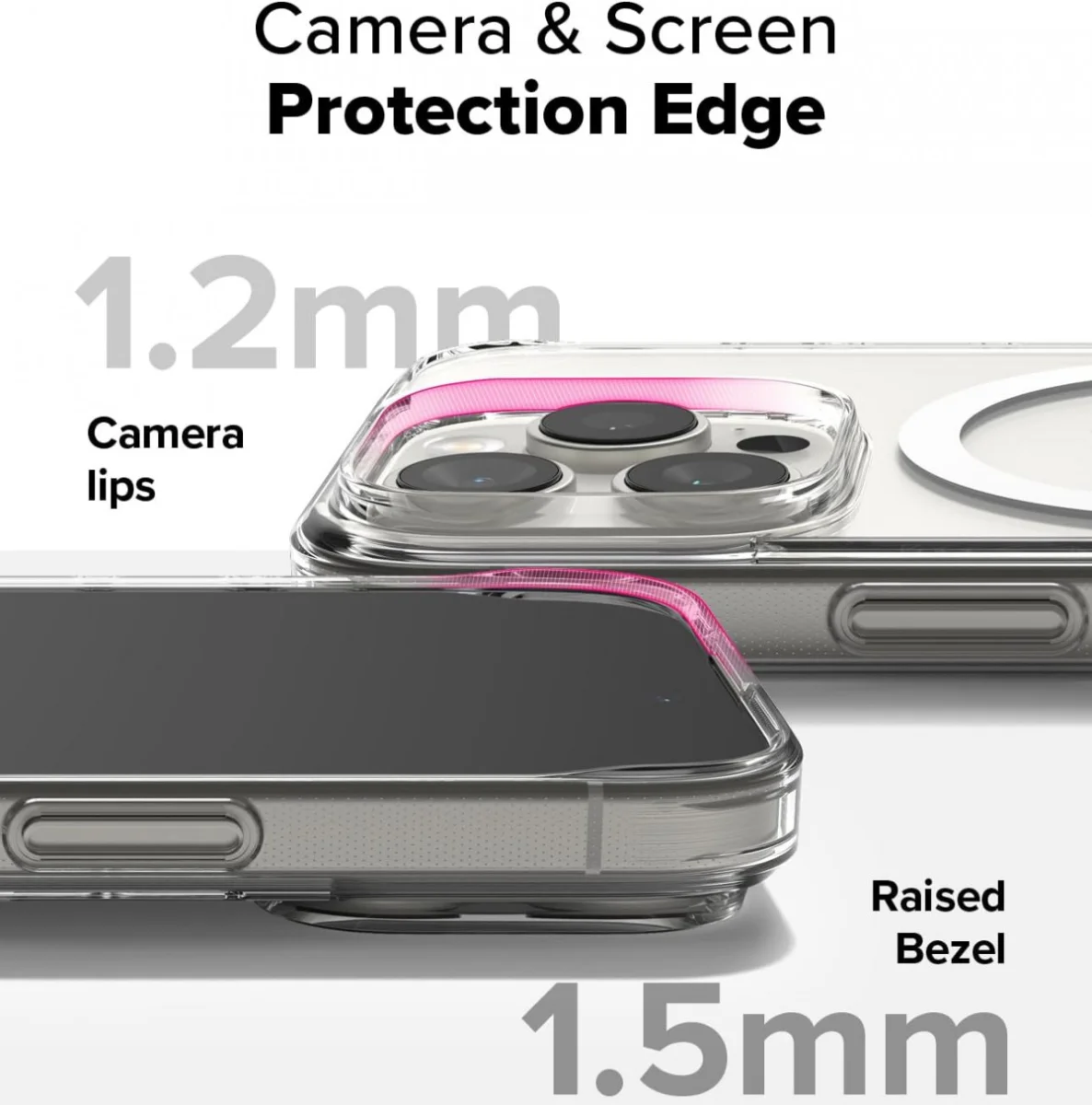 Ringke Fusion Apple iPhone 16 Pro Hoesje MagSafe Transparant afbeelding 7