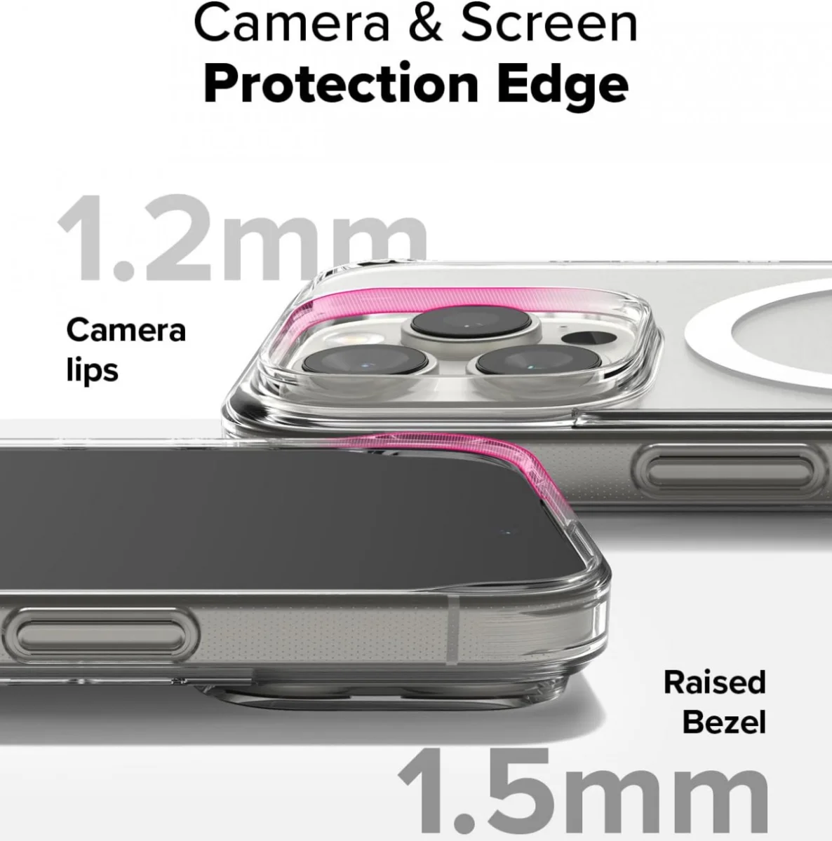 Ringke Fusion Apple iPhone 16 Pro Hoesje MagSafe Matte Transparant afbeelding 6