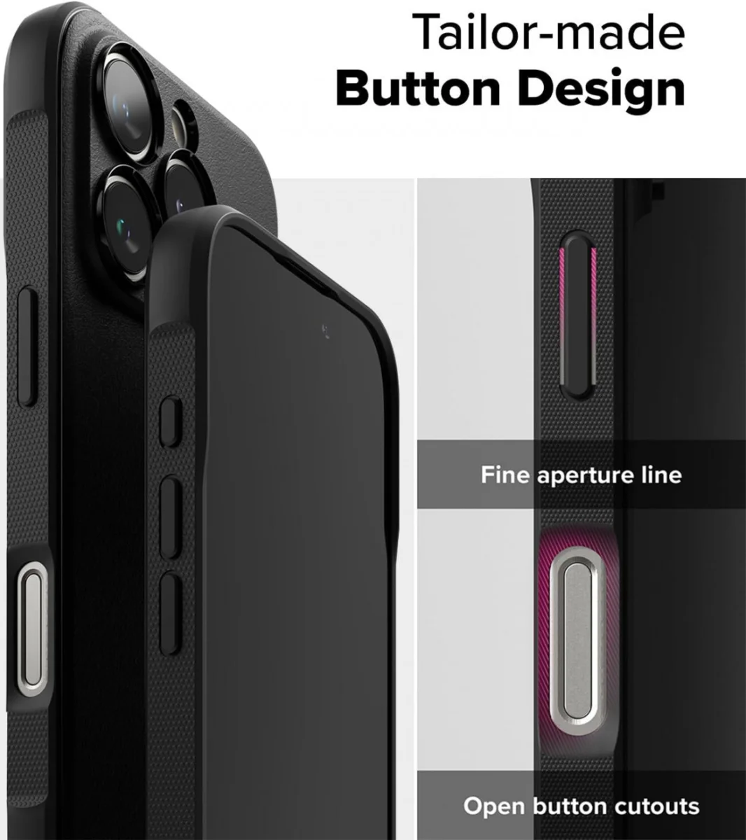 Ringke Onyx Magnetic Apple iPhone 16 Pro Hoesje MagSafe Zwart afbeelding 10