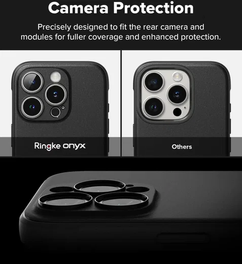 Ringke Onyx Magnetic Apple iPhone 16 Pro Hoesje MagSafe Zwart afbeelding 7