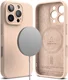 Ringke Silicone Apple iPhone 16 Pro Hoesje MagSafe Back Cover Pink Sand afbeelding 12