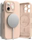 Ringke Silicone Apple iPhone 16 Pro Hoesje MagSafe Back Cover Pink Sand afbeelding 2