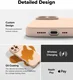 Ringke Silicone Apple iPhone 16 Pro Hoesje MagSafe Back Cover Pink Sand afbeelding 7