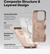 Ringke Silicone Apple iPhone 16 Pro Hoesje MagSafe Back Cover Pink Sand afbeelding 8
