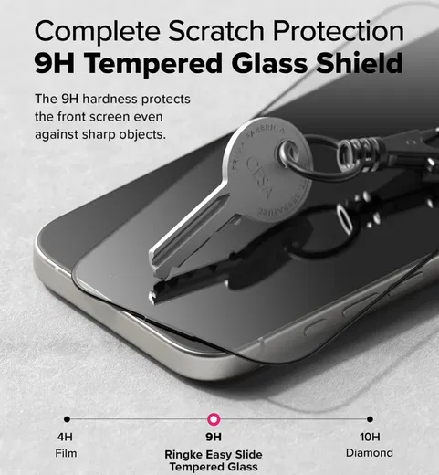 Ringke Easy Slide Apple iPhone 16 Pro Screen Protector met Jig 2-Pack afbeelding 10