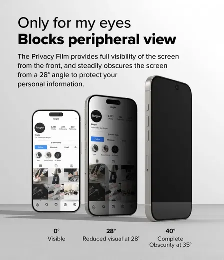 Ringke Easy Slide Privacy Apple iPhone 16 Pro Screen Protector Jig 2-Pack afbeelding 4