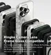 Ringke Frame Glass Apple iPhone 16 Pro / 16 Pro Max Camera Protector Zwart afbeelding 8