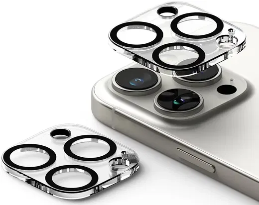 Ringke Full Cover Glass iPhone 16 Pro / Pro Max Camera Protector Glas (2-Pack) afbeelding 11