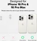 Ringke Full Cover Glass iPhone 16 Pro / Pro Max Camera Protector Glas (2-Pack) afbeelding 3