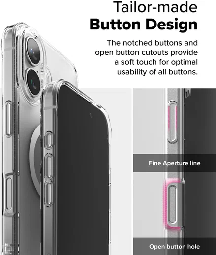 Ringke Fusion Apple iPhone 16 Plus Hoesje MagSafe Matte Transparant afbeelding 12