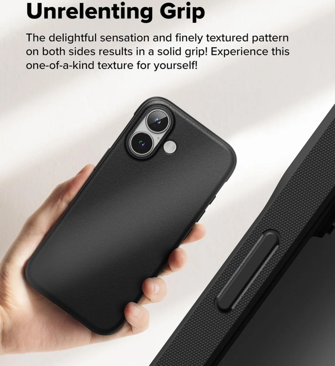 Ringke Onyx Magnetic iPhone 16 Plus Hoesje MagSafe Back Cover Zwart afbeelding 7