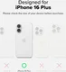 Ringke Silicone Apple iPhone 16 Plus Hoesje MagSafe Back Cover Zwart afbeelding 9
