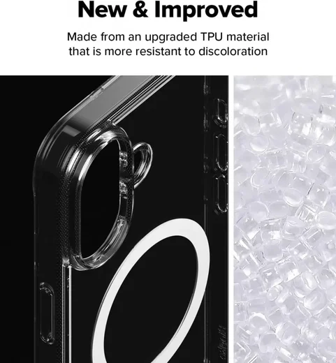 Ringke Fusion Magnetic iPhone 16 Hoesje MagSafe Back Cover Matte Transparant afbeelding 9