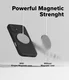 Ringke Silicone Apple iPhone 16 Hoesje MagSafe Back Cover Zwart afbeelding 2