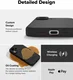 Ringke Silicone Apple iPhone 16 Hoesje MagSafe Back Cover Zwart afbeelding 8