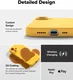 Ringke Silicone Apple iPhone 16 Hoesje MagSafe Back Cover Geel afbeelding 8