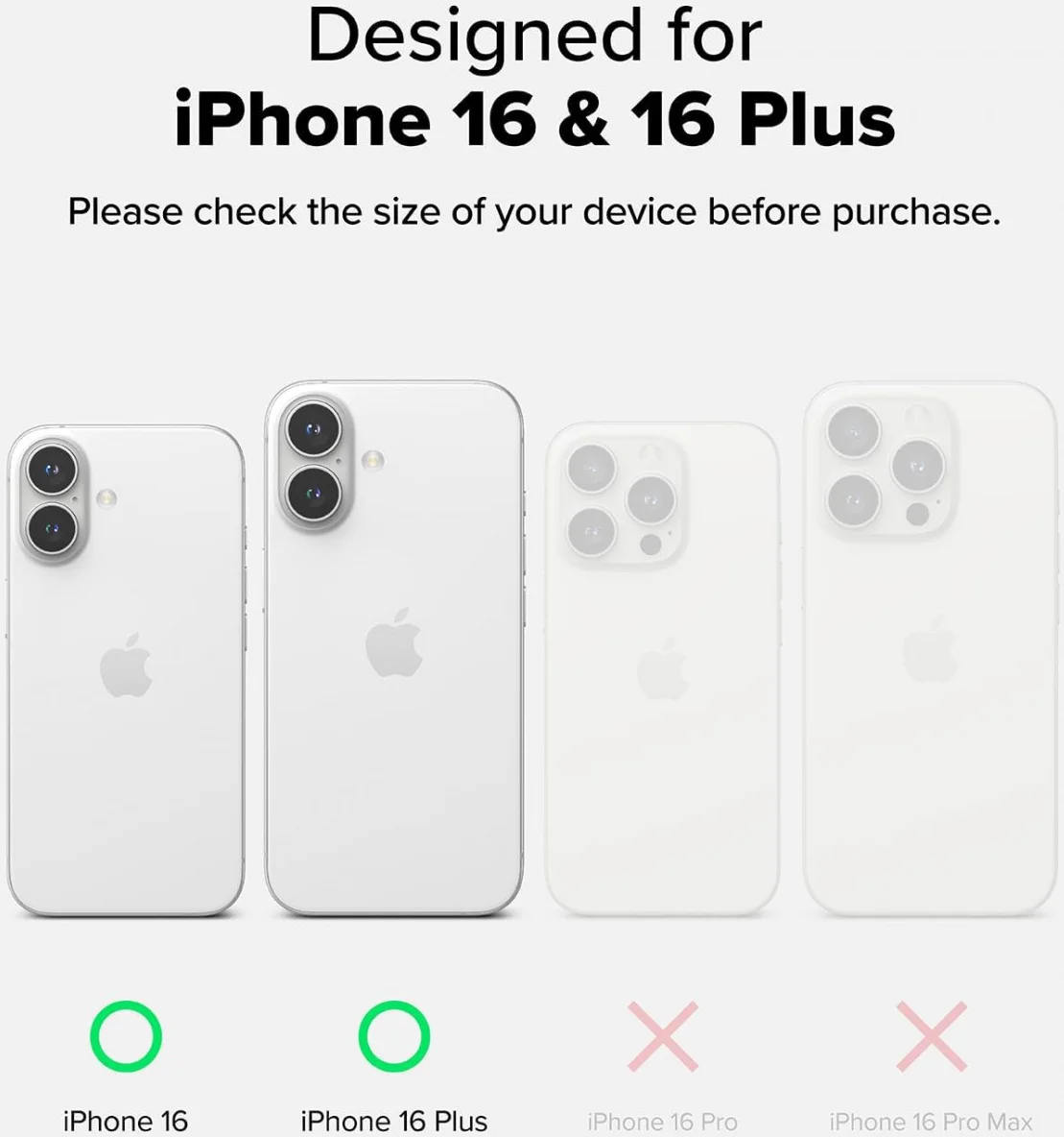 Ringke Full Cover Glass iPhone 16 / 16 Plus Camera Protector Glas (2-Pack) afbeelding 3