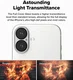 Ringke Full Cover Glass iPhone 16 / 16 Plus Camera Protector Glas (2-Pack) afbeelding 8
