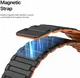 Dux Ducis - Apple Watch 1-10/SE/Ultra Bandje - 49/46/45/44/42MM - Zwart Oranje afbeelding 3
