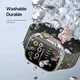 Dux Ducis - Apple Watch 1-10/SE/Ultra Bandje - 49/46/45/44/42MM - Zwart Groen afbeelding 4