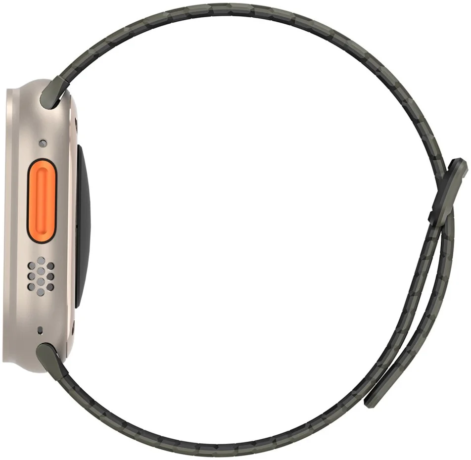 Dux Ducis - Apple Watch 1-10/SE/Ultra Bandje - 49/46/45/44/42MM - Zwart Groen afbeelding 9