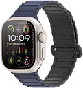 Dux Ducis - Apple Watch 1-10/SE/Ultra Bandje - 49/46/45/44/42MM - Zwart Blauw